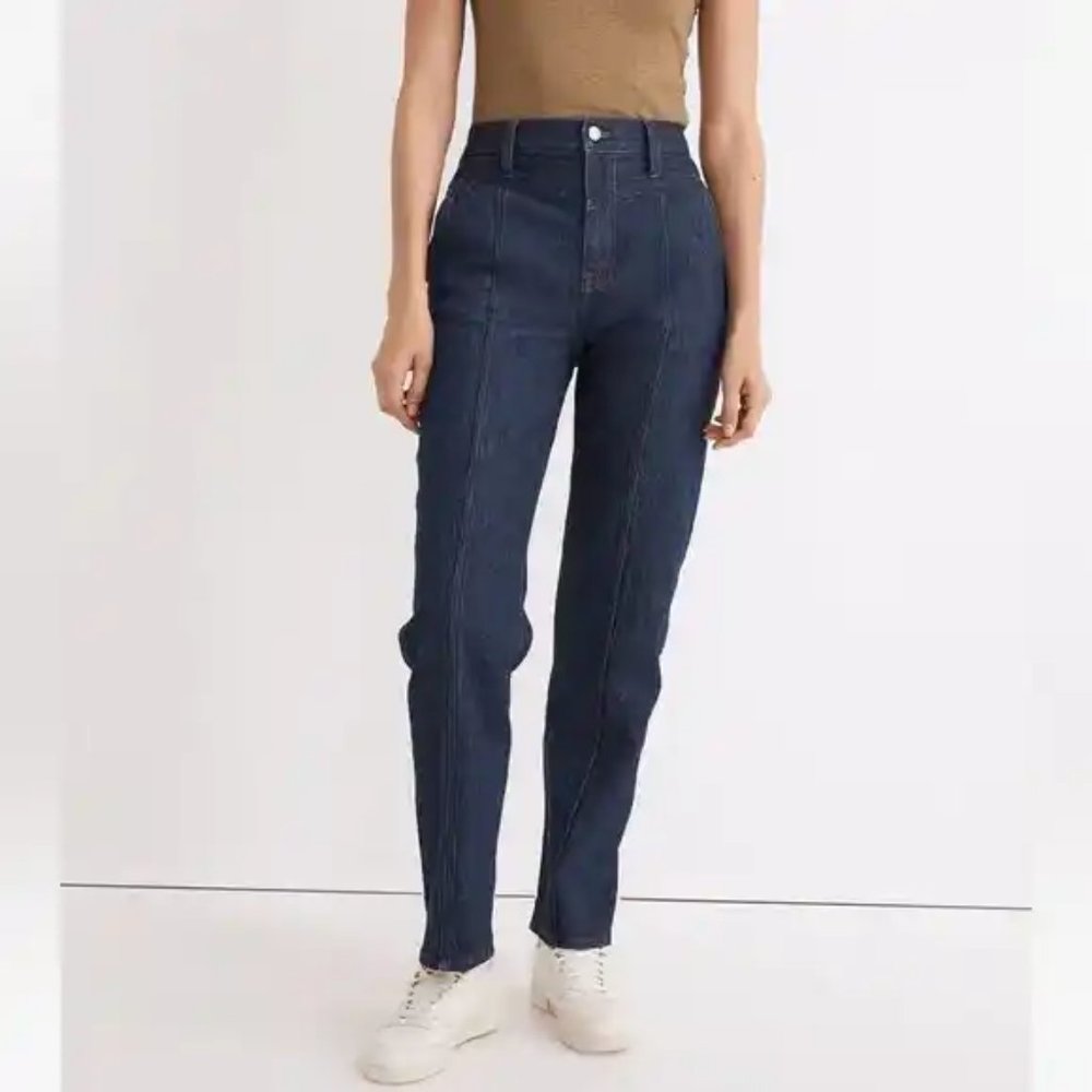 NWT Madewell The Perfect Vintage Straight Jean Greenhaven Wash Seamed Version 31